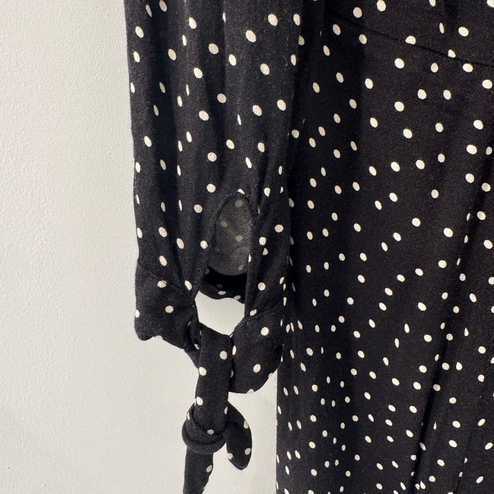 Reformation Black and White Long Sleeve Dress - Picture 5 of 7